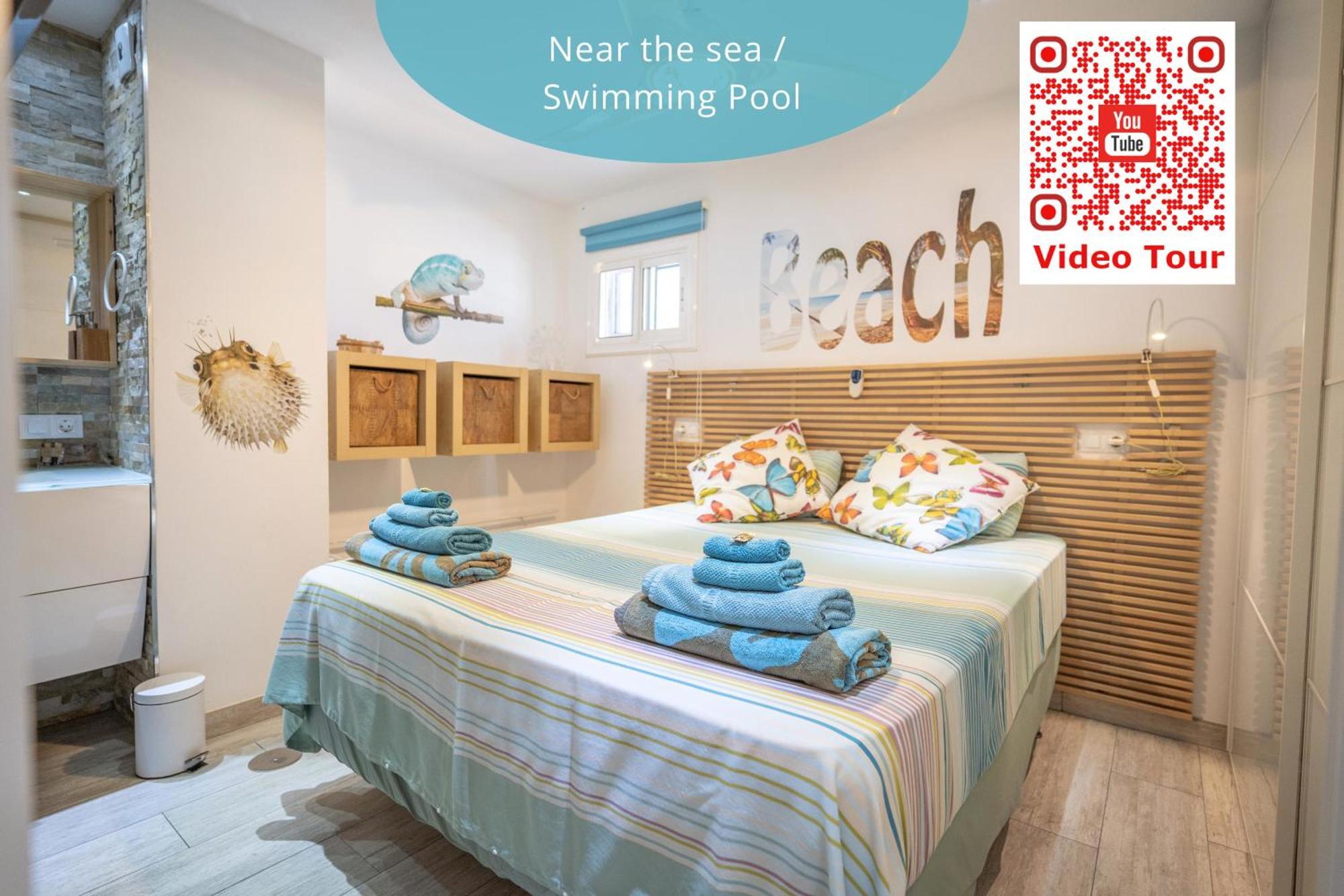 Go2Tenerife Apart'Cala Pool & Beach At 5 Mins Лос Кристианос Екстериор снимка